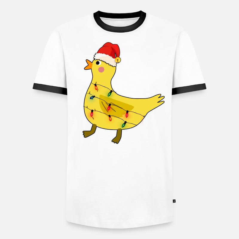 Noël laid de canard T-shirt contrasté Homme