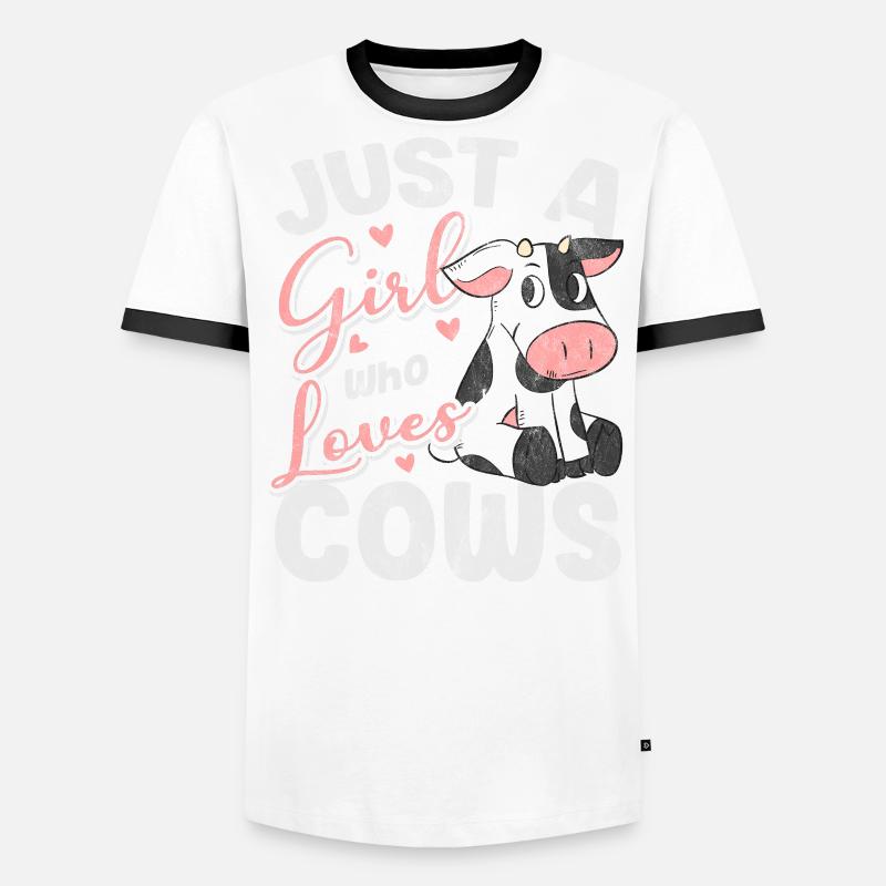 Vache T-shirt contrasté Homme