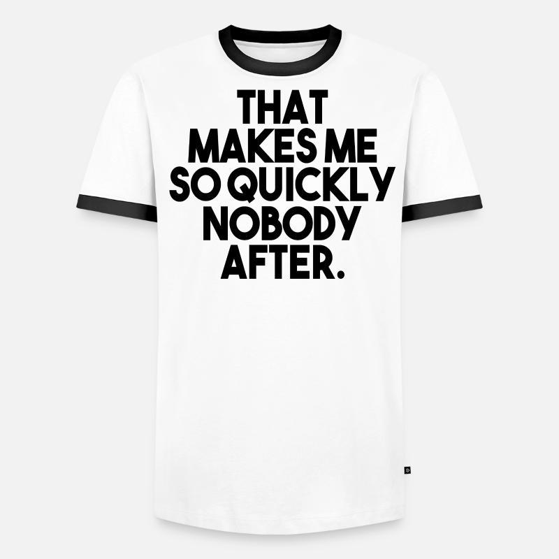 Denglisch proverbs proverb gift Men's Ringer Shirt