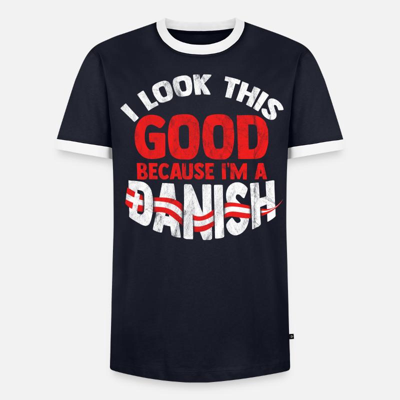 Danemark T-shirt contrasté Homme