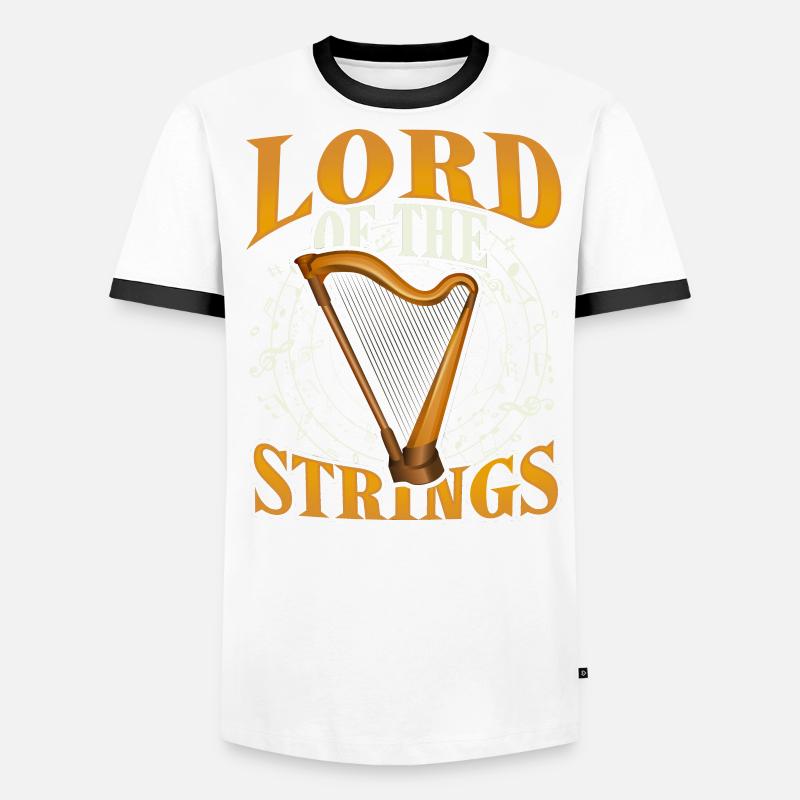Harp strings strings chordophone string instrument Men's Ringer Shirt