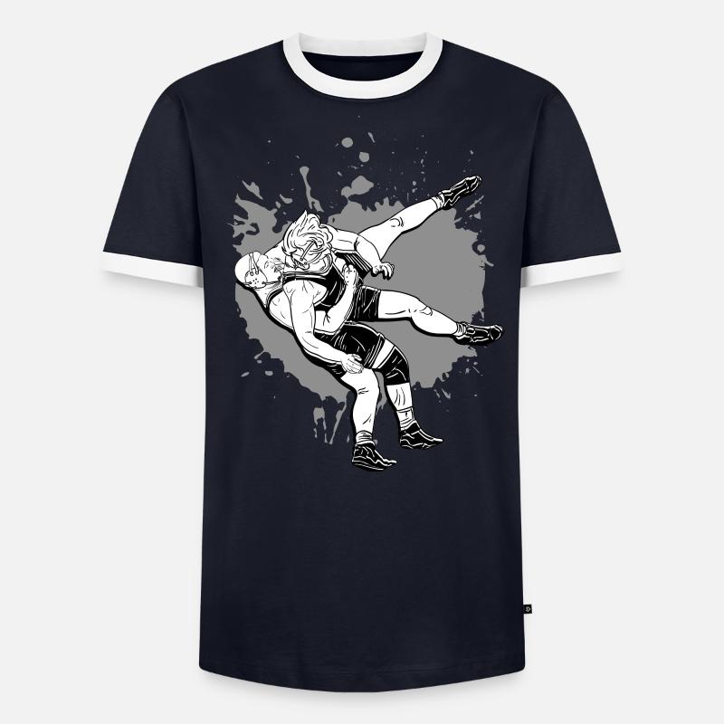 Lutte T-shirt contrasté Homme