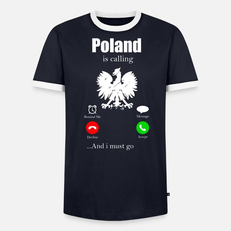 Pologne T-shirt contrasté Homme