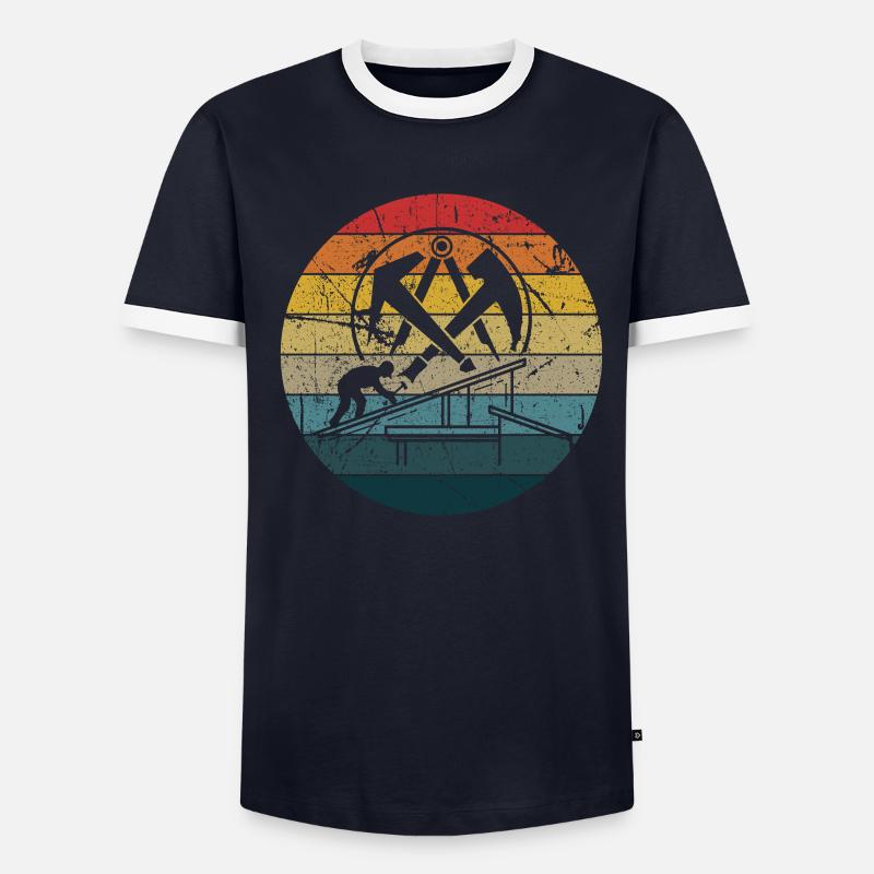 Couvreurs T-shirt contrasté Homme