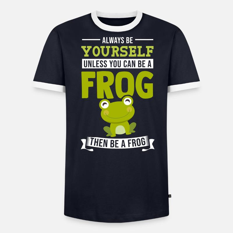 Frog Tshirt Toad Tadpole Tree Frog Frog Men's Ringer Shirt