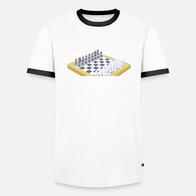 Chess Gift Board Game Chess Game Chess Board Men's Ringer Shirt