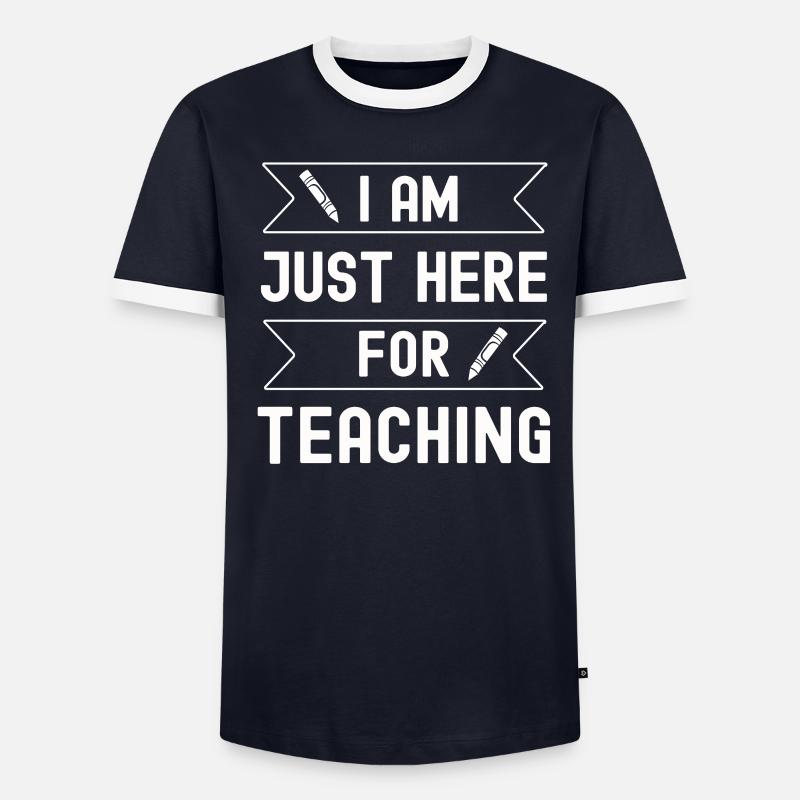 École d’enseignant Enseignant Gift Class École primaire T-shirt contrasté Homme