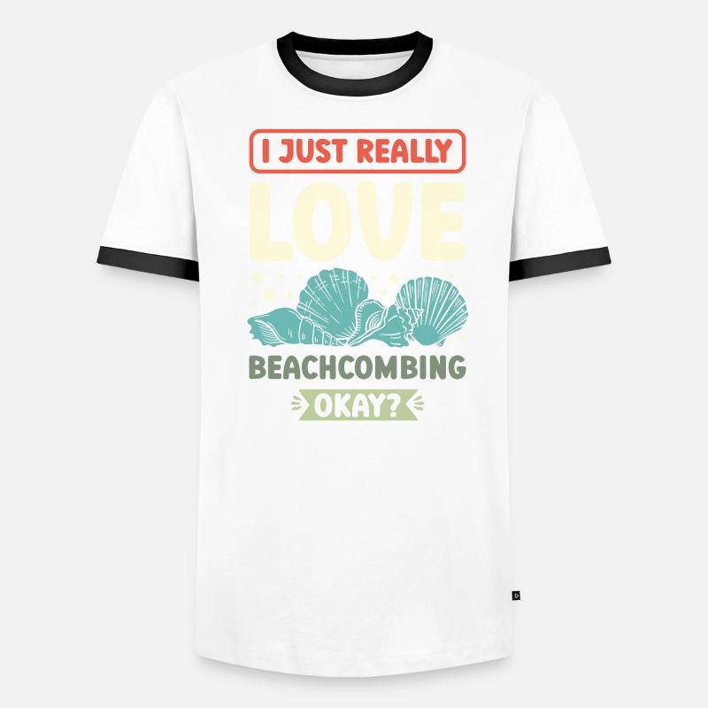 J’adore Beachcombing Beachcomber T-shirt contrasté Homme