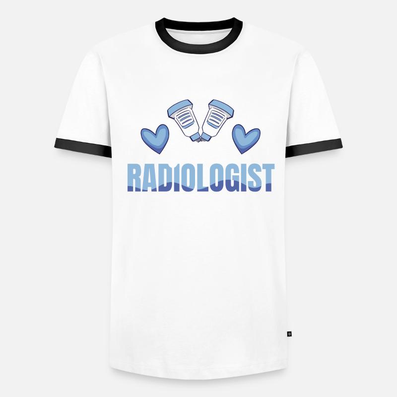 Échographiste comme radiologue, sorti de la faillite T-shirt contrasté Homme