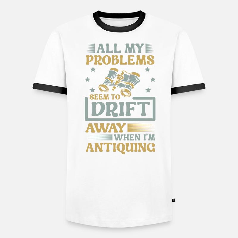 My problems seem to drift away when I Men's Ringer Shirt