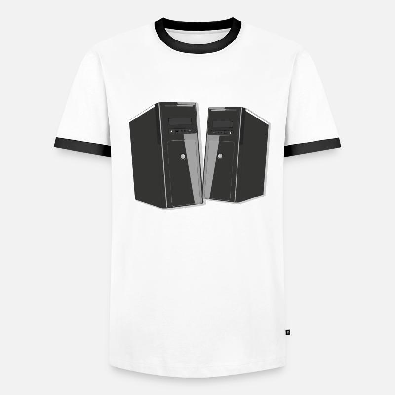 View My Cable Management Pc Builder Men's Ringer Shirt