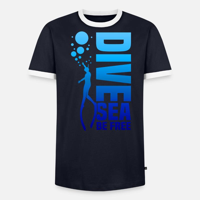 Plongée, Apnée Plongée, Apnée No Limit Apnée Apnée T-shirt contrasté Homme