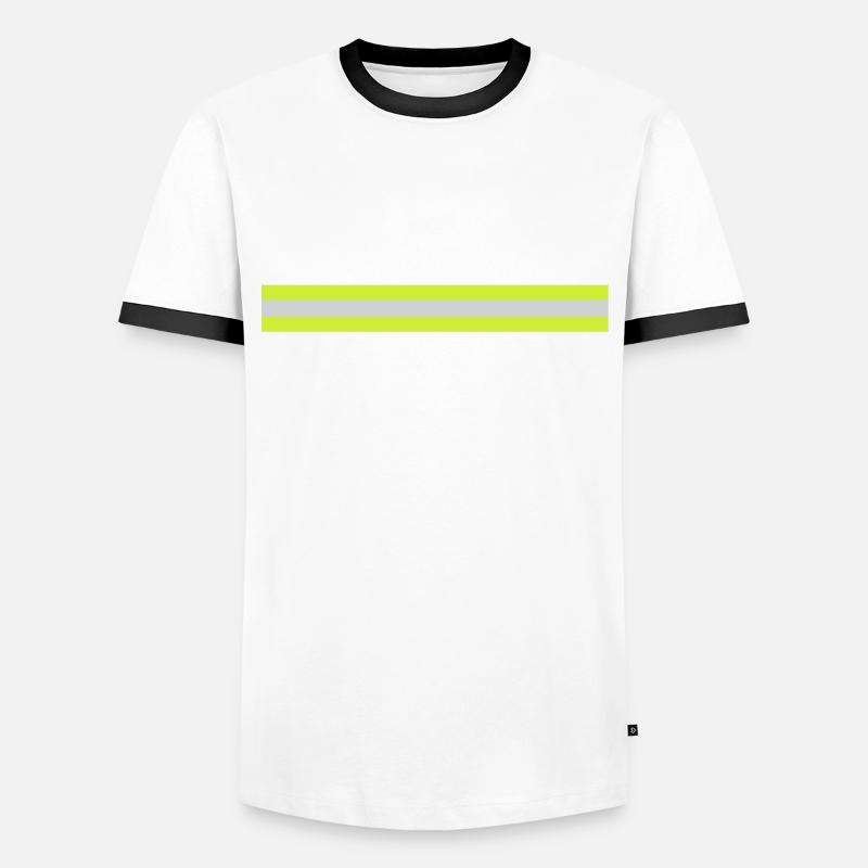 Tshirt pompier pompier pompier pompier 112 T-shirt contrasté Homme