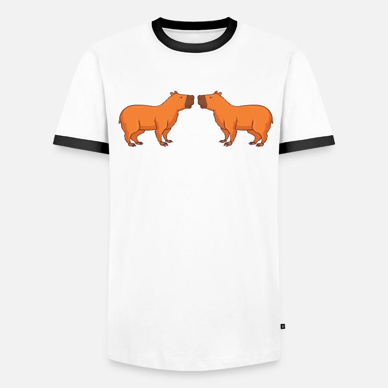 Programmeur Wombat Software Ordinateur PC T-shirt contrasté Homme
