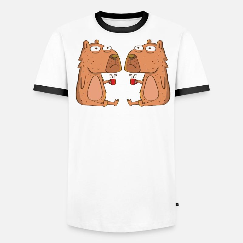 Programmeur Wombat Software Ordinateur PC T-shirt contrasté Homme