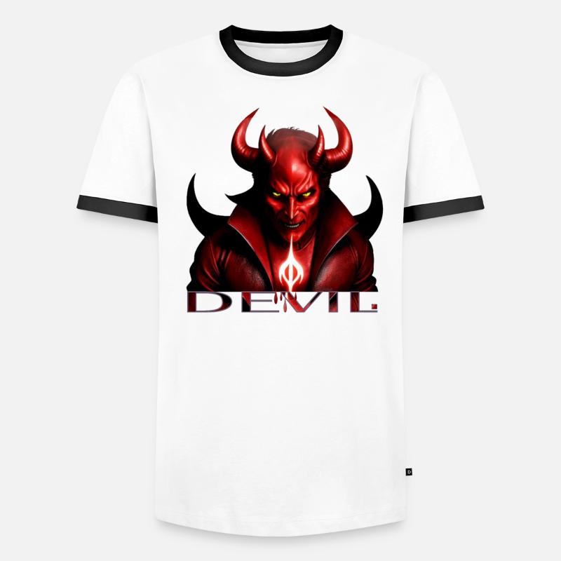 Devil´s Time Männer Kontrast-T-Shirt