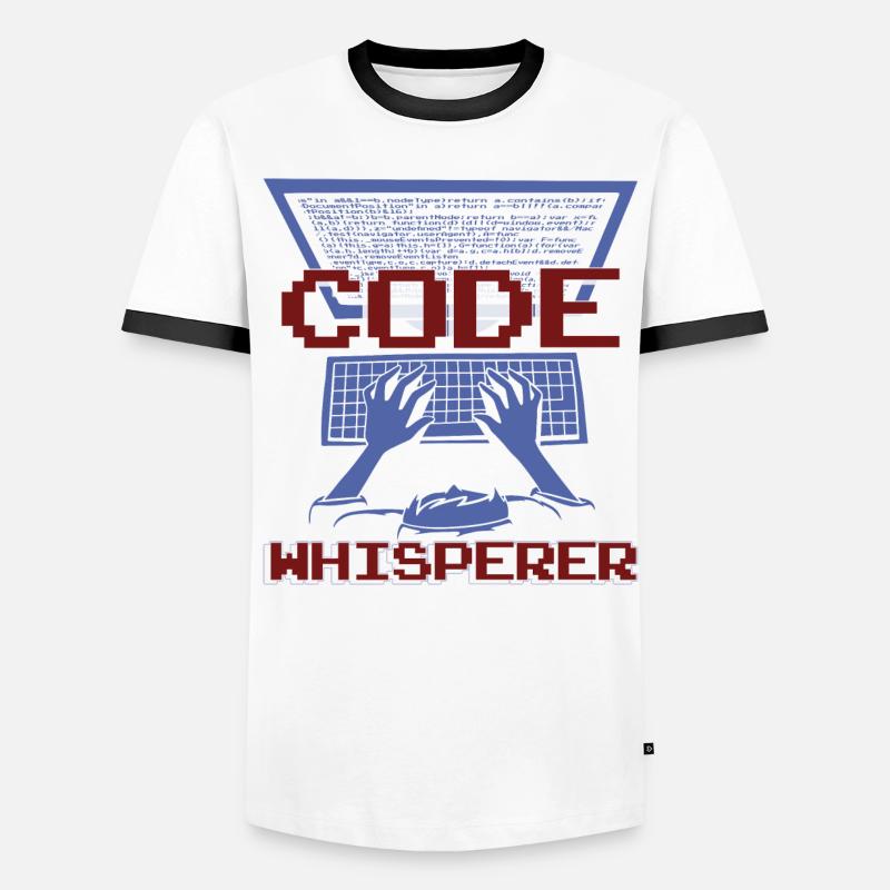 Code Whisperer Men's Ringer Shirt