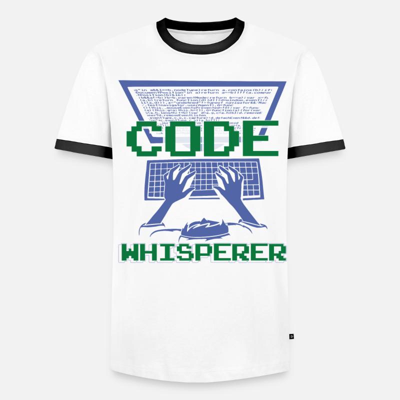 Code Whisperer Men's Ringer Shirt