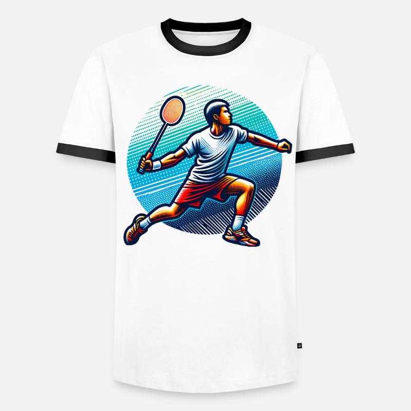 Badminton T-shirt contrasté Homme