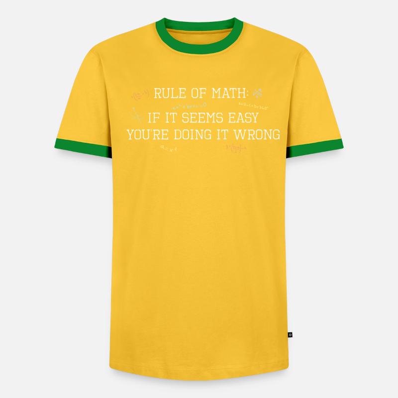 Math rules complex simple - Men's Ringer Shirt - undefined