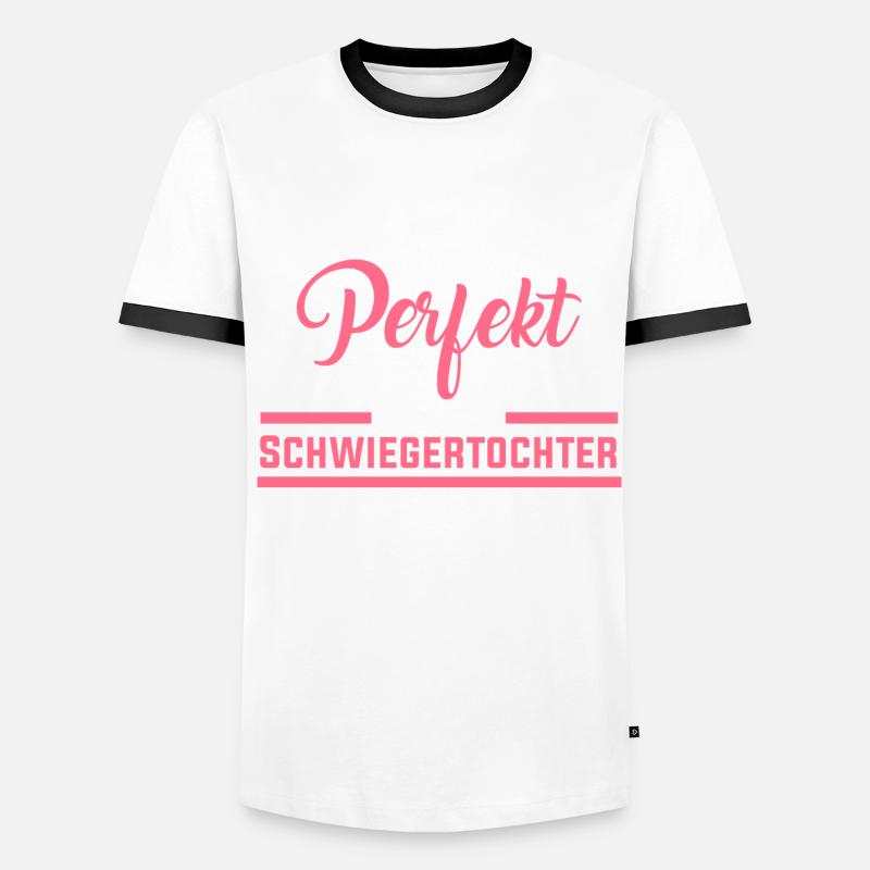 Perfekte Schwiegertochter Männer Kontrast-T-Shirt