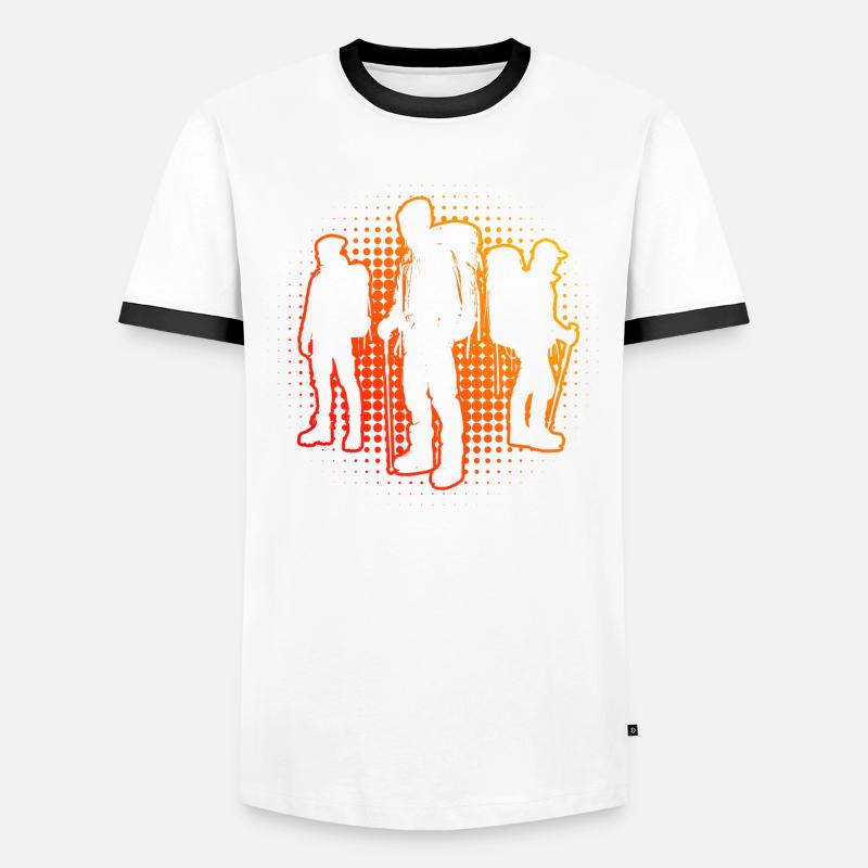 Bloc Escalade de bloc Grimpeur Escalade T-shirt contrasté Homme