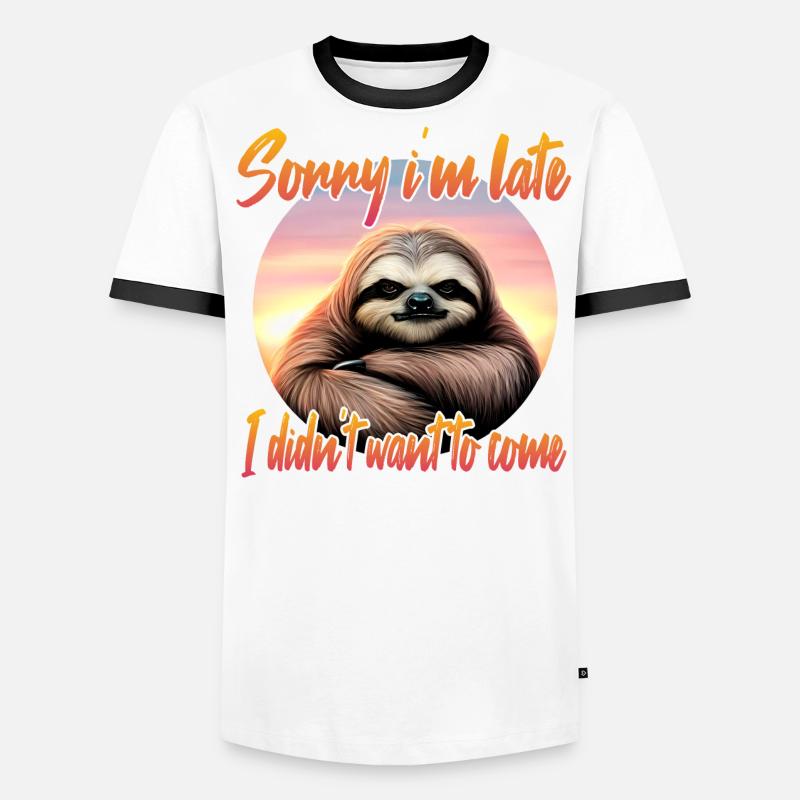 Grim sloth Men's Ringer Shirt