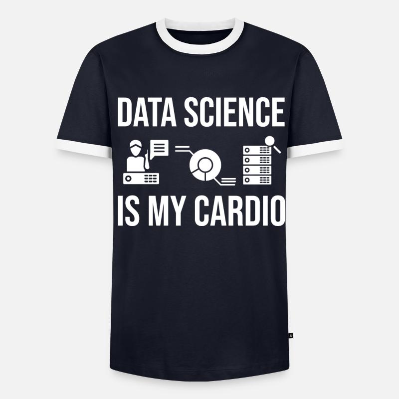 Datenwissenschaftler Data Science Wissenschaft - Männer Kontrast-T-Shirt - undefined
