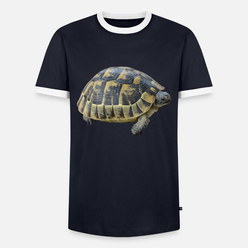 Schildkröte Kinder Junge Mädchen Geschenk Männer Kontrast-T-Shirt
