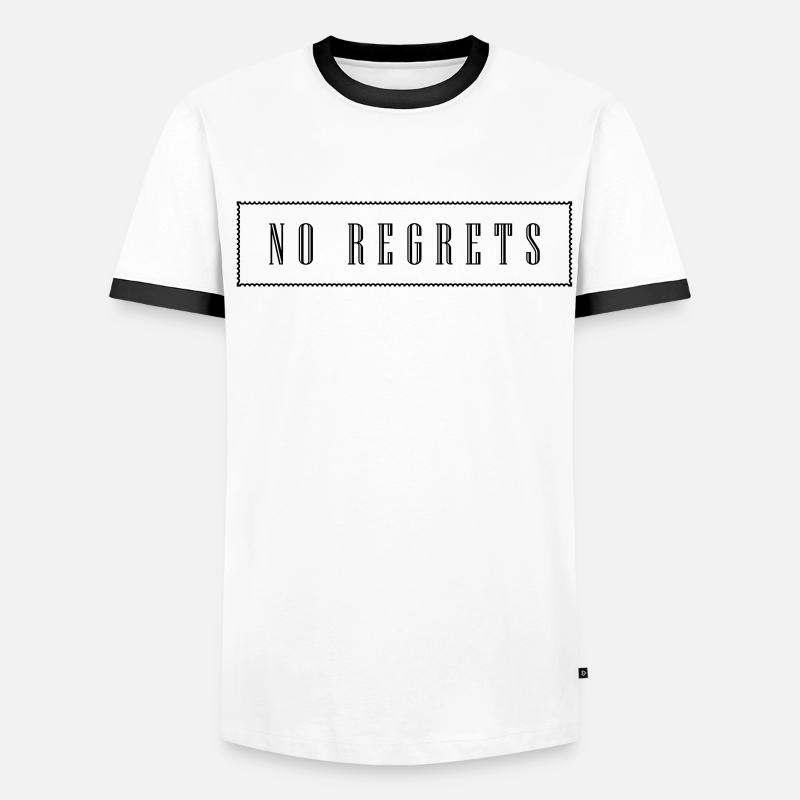 NO REGRETS Men's Ringer Shirt