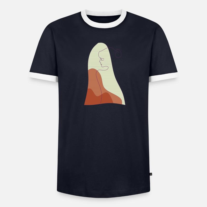solitude T-shirt contrasté Homme