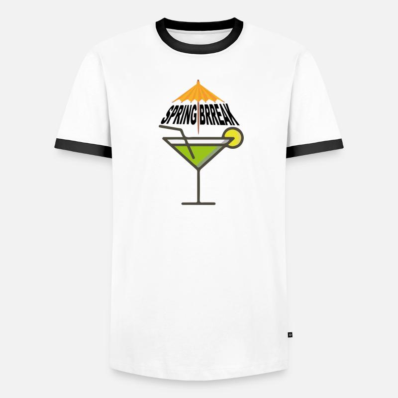 Spring Break Männer Kontrast-T-Shirt