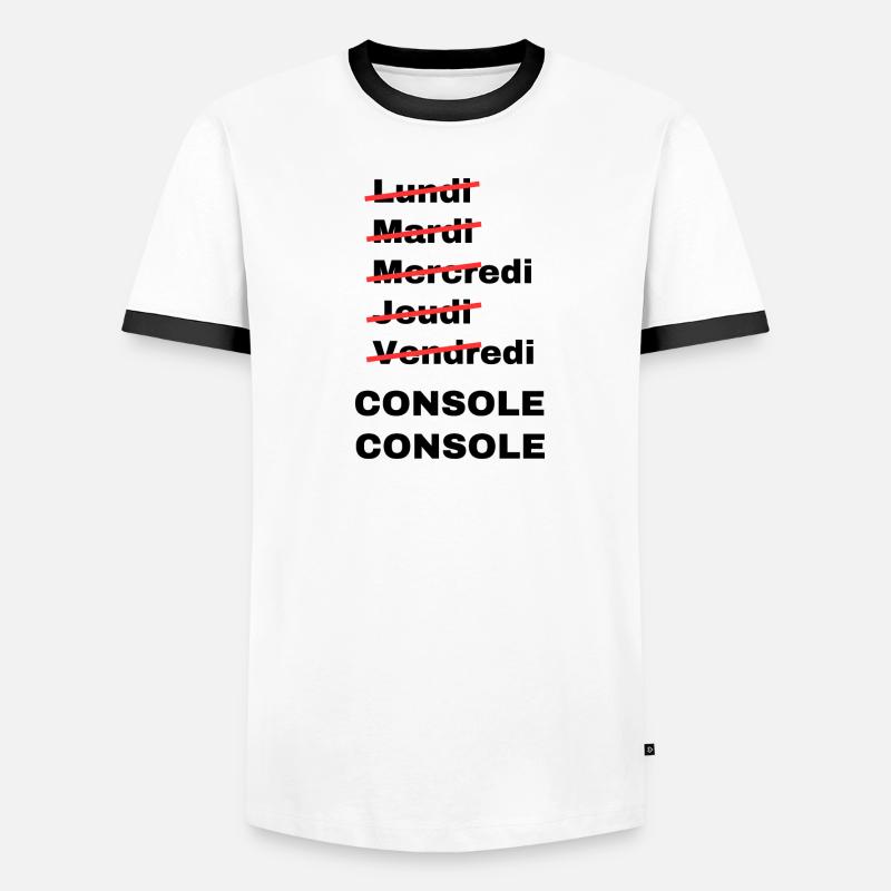 week-end console T-shirt contrasté Homme