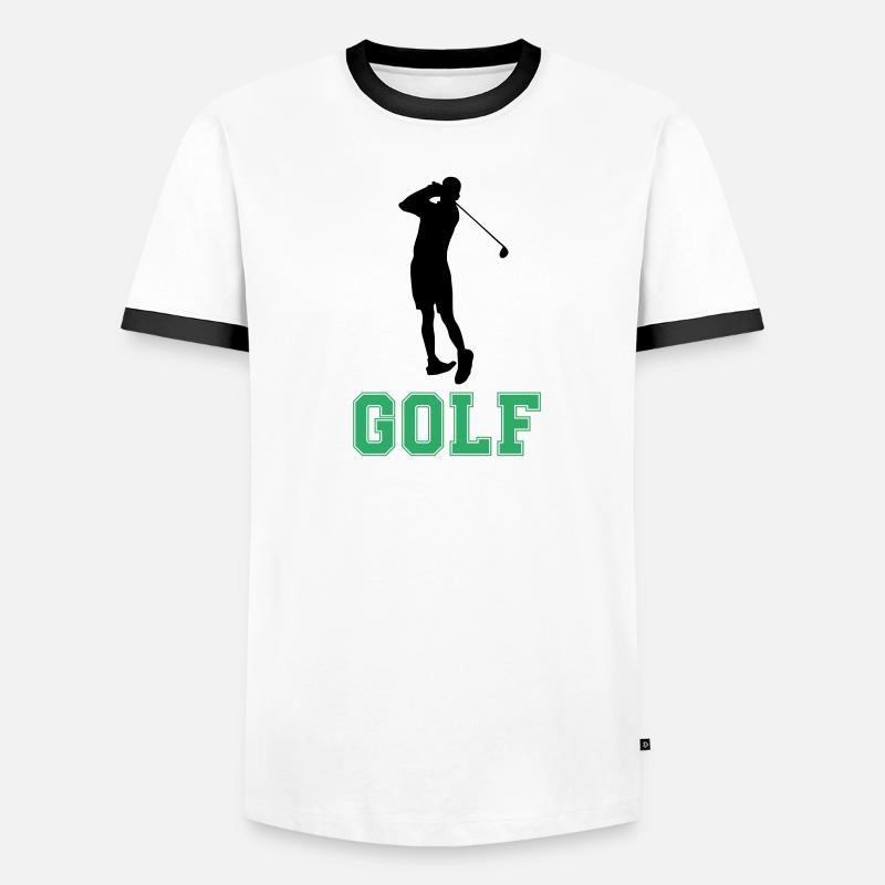 golfe T-shirt contrasté Homme