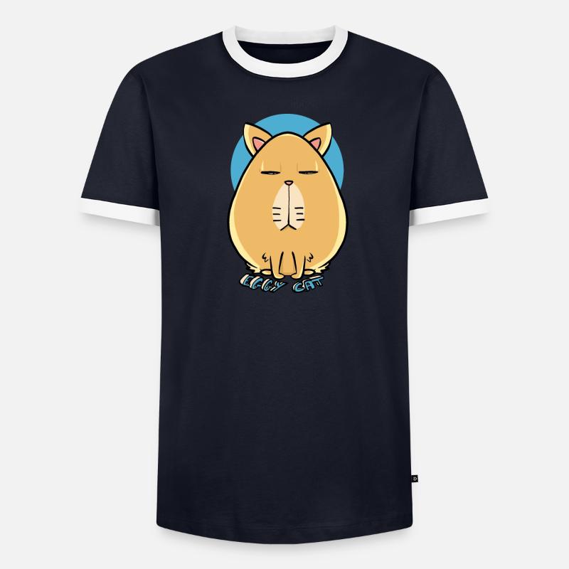 Eggy Cat T-shirt contrasté Homme
