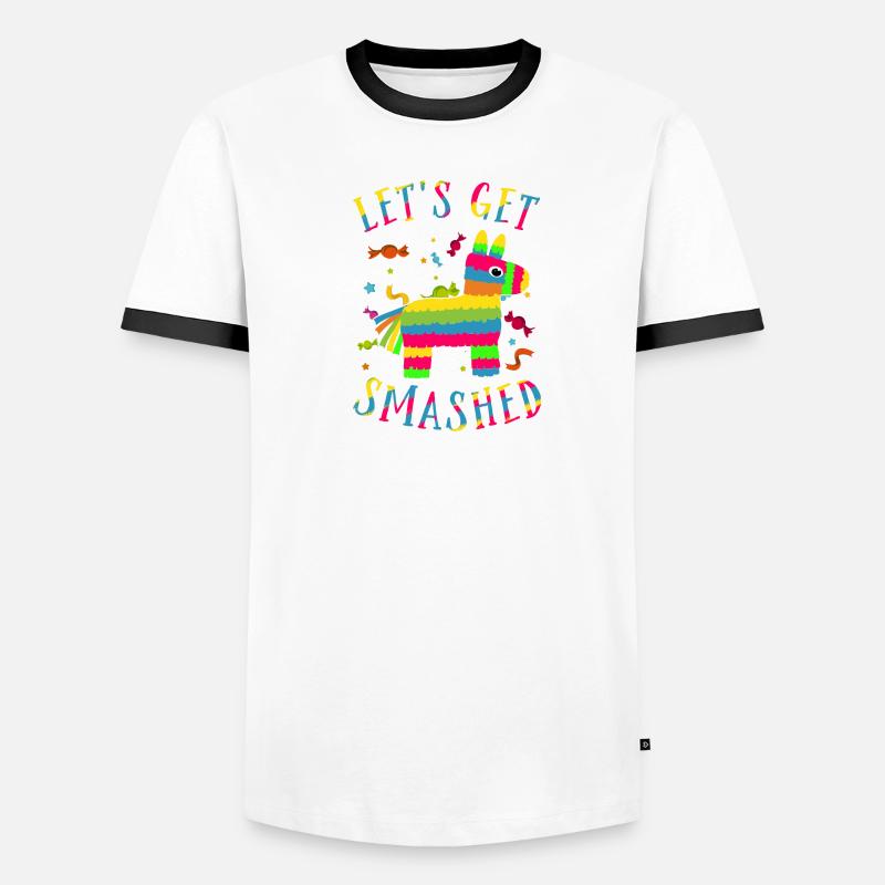 Let's Get Smashed Pinata Men's Ringer Shirt