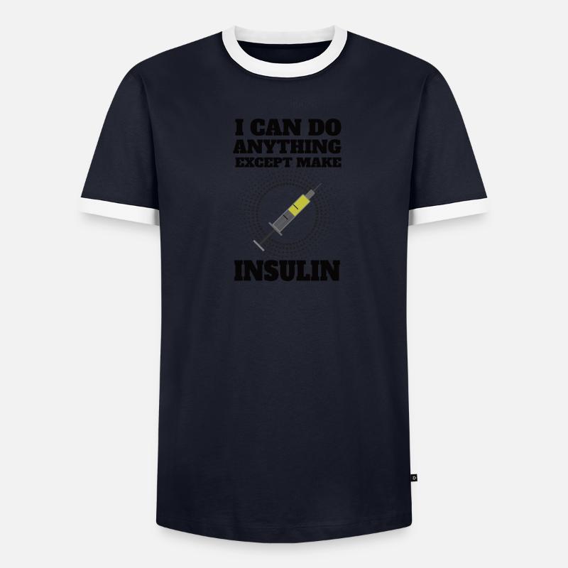 DIABÈTE: Fabriquer de l'insuline T-shirt contrasté Homme