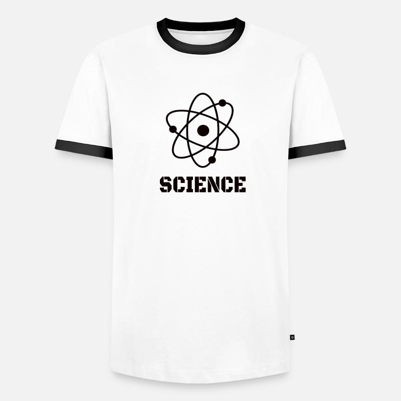 Physics: Science Atom Men's Ringer Shirt