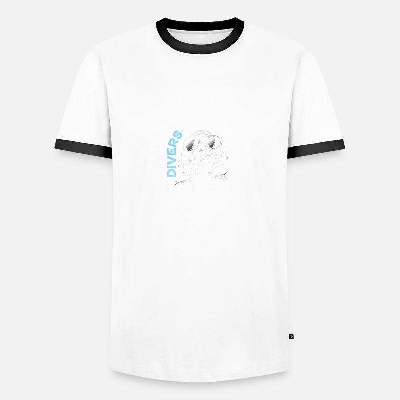 Plongeur Do It Plongeurs de plongée plus profonde T-shirt contrasté Homme