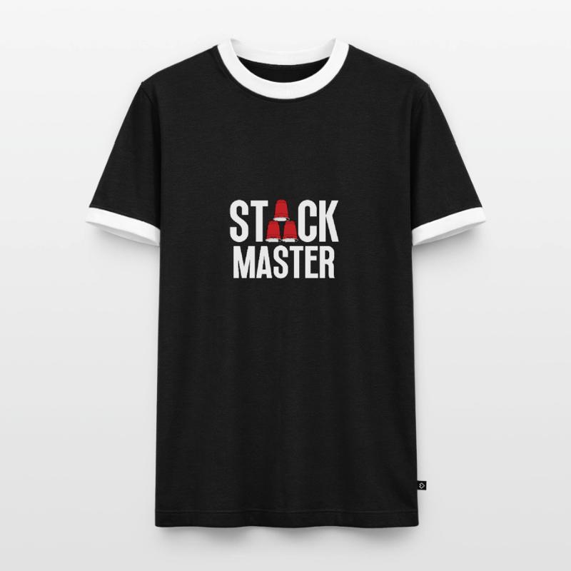 Stack Master Sport Speed Cup Stacker Stacking Men's Ringer Shirt
