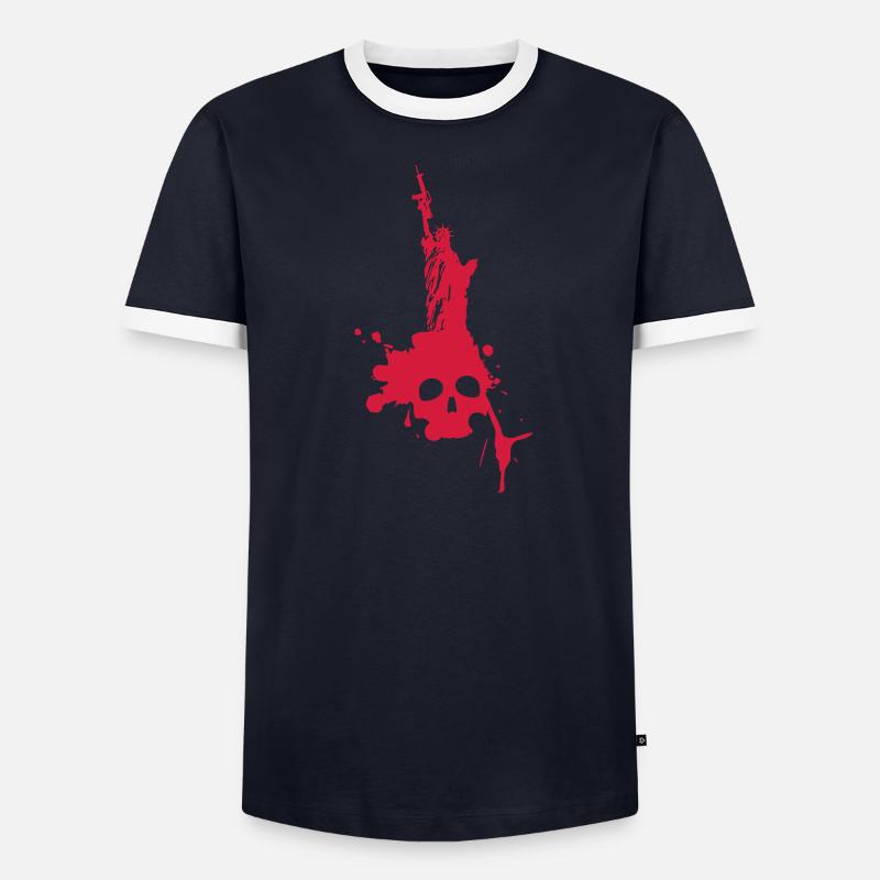 Das Imperium schlägt zu..! Männer Kontrast-T-Shirt