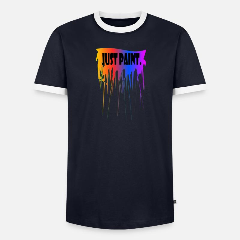 Just Paint T-shirt contrasté Homme