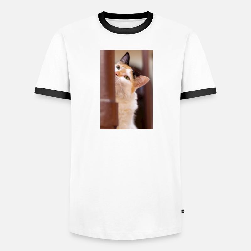 le chat T-shirt contrasté Homme