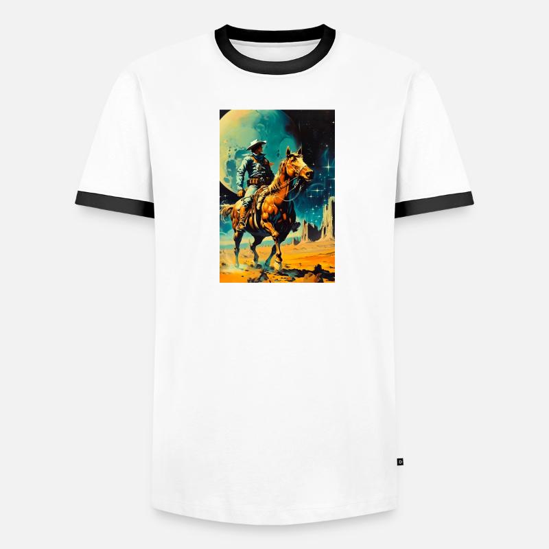 Le cowboy de l’espace T-shirt contrasté Homme