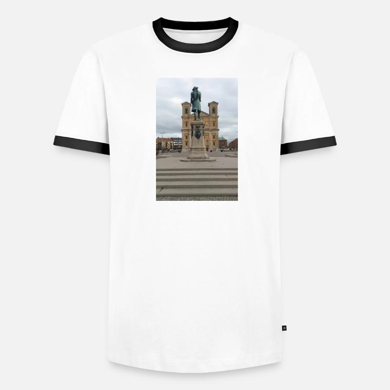 Le roi devant l’église de Frédéric T-shirt contrasté Homme