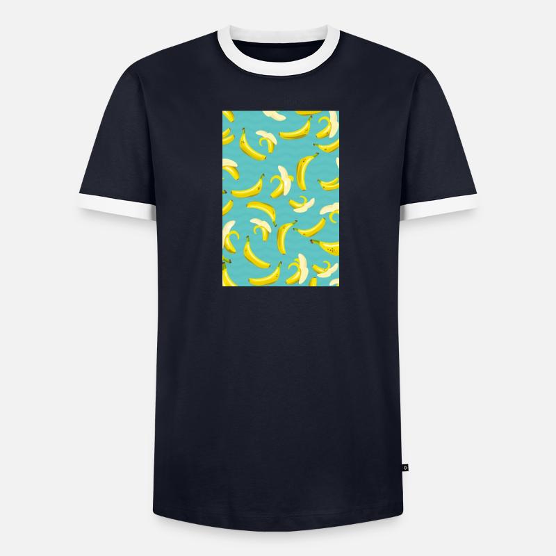 Banana pattern Men's Ringer Shirt