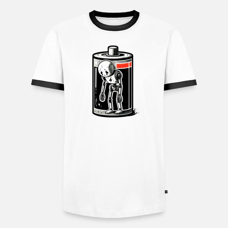 Robot Déchargé T-shirt contrasté Homme