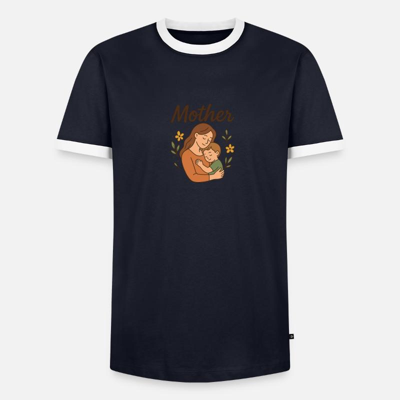 Mère T-shirt contrasté Homme