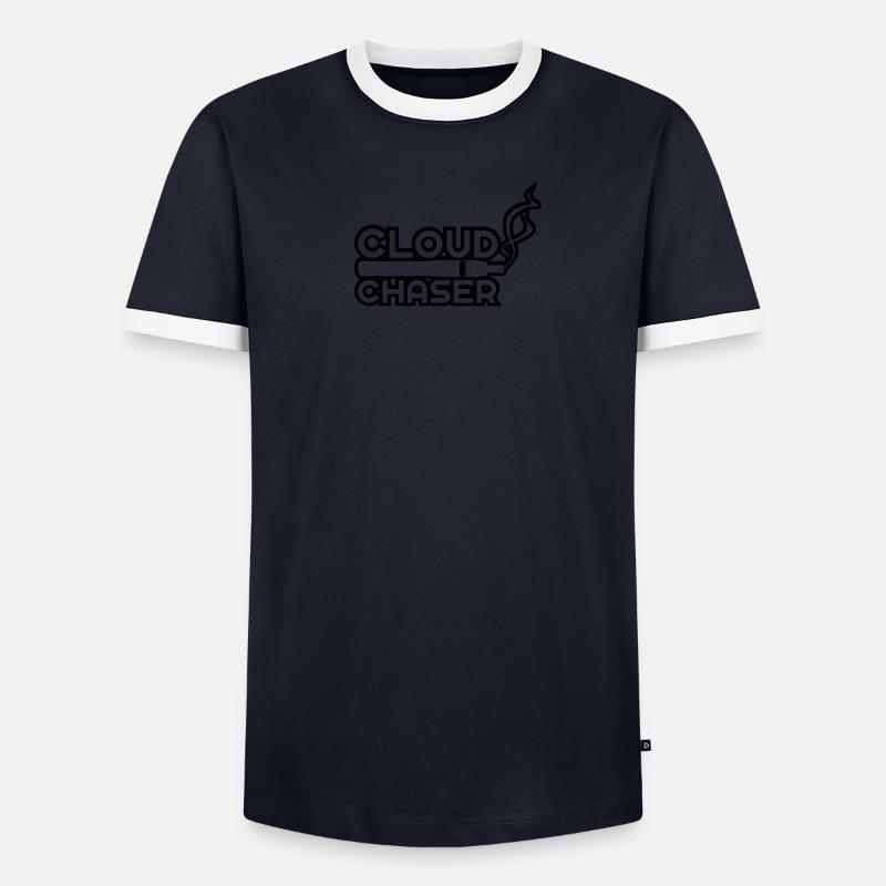 Cloudchaser - Männer Kontrast-T-Shirt - undefined