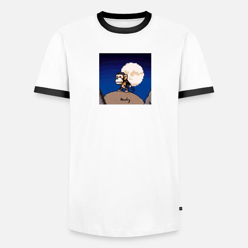 Monkey Männer Kontrast-T-Shirt